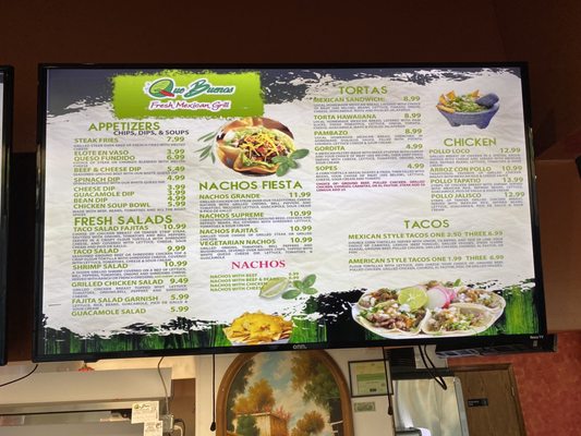 Menu photo 1 Que Buenos Portage, MI