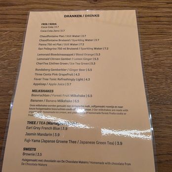 Burgermeester - Drink menu - Burgers Near Me - Amsterdam, New Hampshire
