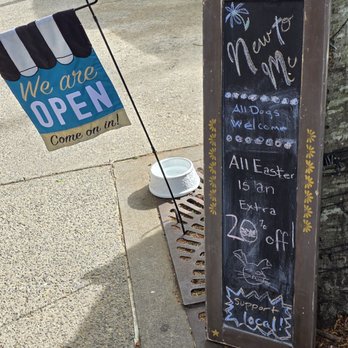 New To Me - Sidewalk signs on the sidewalk outside the store. - Home Decor Near Me - Roanoke, Virginia New To Me - Sidewalk signs on the sidewalk outside the store. - Home Decor Near Me - Roanoke, Virginia