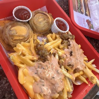 In-N-Out Burger - Flying Dutchman Whole Grilled Onions wrapped with animal style fries - Fast Food Near Me - Fremont, California In-N-Out Burger - Flying Dutchman Whole Grilled Onions wrapped with animal style fries - Fast Food Near Me - Fremont, California