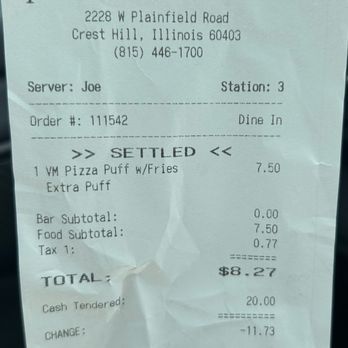 Joey’s Red Hot - Crest Hill - Only $8.27 for two pizza puffs, fries, and a can of soda. - Burgers Near Me - Crest Hill, Illinois Joey’s Red Hot - Crest Hill - Only $8.27 for two pizza puffs, fries, and a can of soda. - Burgers Near Me - Crest Hill, Illinois