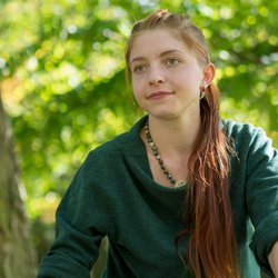 Irisfotografie by Flatfield - Künstlerinnenportrait