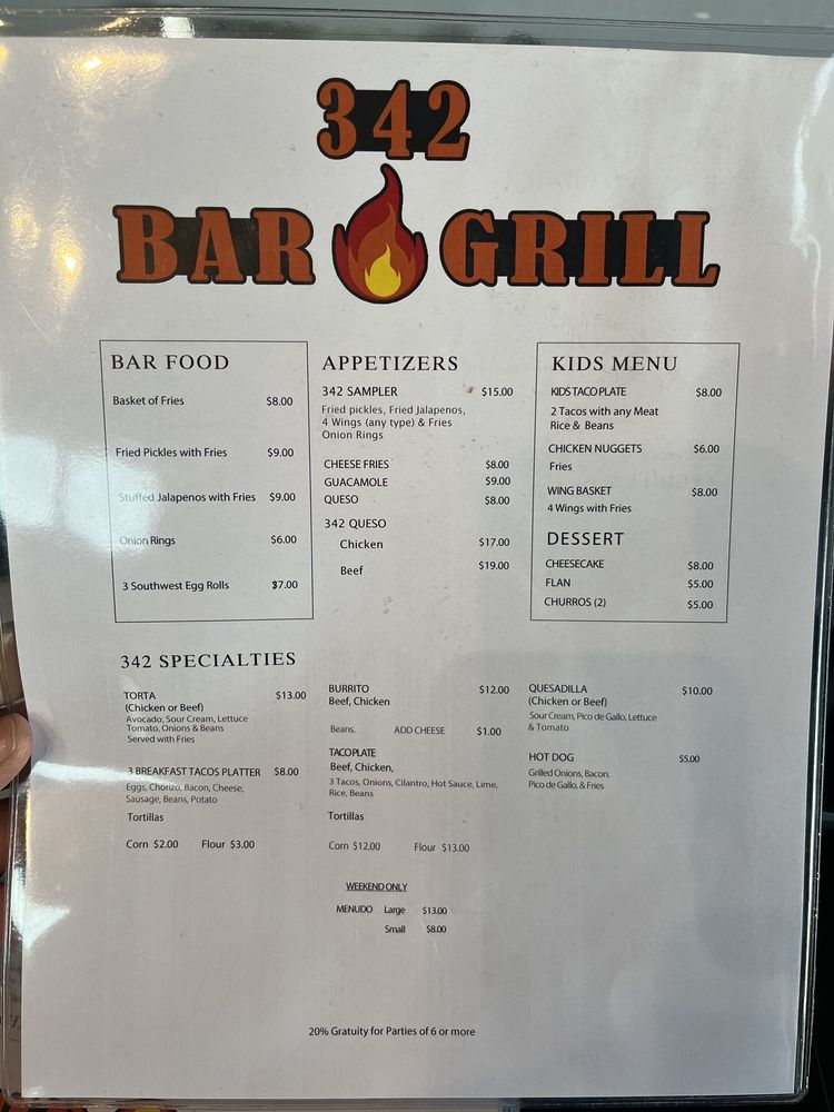 342 GRILL & BAR 11 Reviews 205 S Main St, Red Oak, Texas American