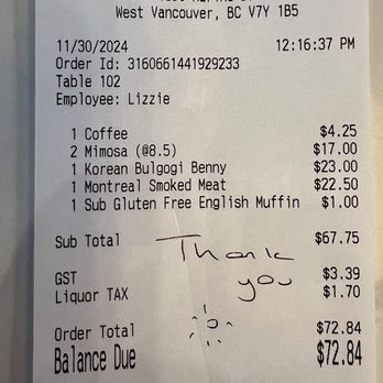 OEB Breakfast Co. - Current prices (in Canadian dollars!!) - Breakfast & Brunch Near Me - North Vancouver, British Columbia OEB Breakfast Co. - Current prices (in Canadian dollars!!) - Breakfast & Brunch Near Me - North Vancouver, British Columbia