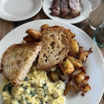 Plow - Soft Scrambled Eggs, Nueske Bacon - Breakfast & Brunch Near Me - San Francisco, California