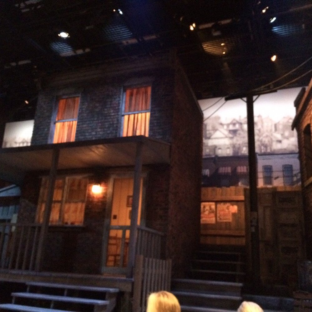 The set for the new play Fences The set for the new play Fences