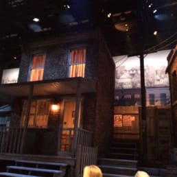 The set for the new play Fences
