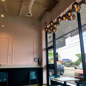 Sugar Bae Dessert Cafe - lights above window - Desserts Near Me - Hicksville, New York Sugar Bae Dessert Cafe - lights above window - Desserts Near Me - Hicksville, New York