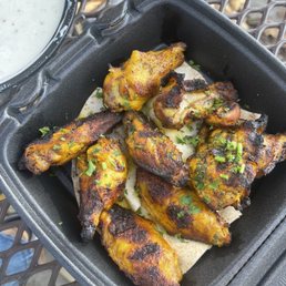 grilled chicken wings