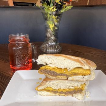 Shantoo Togetherness - Beef Patty on Coco Bread - bread was AMAZING. - Caribbean Near Me - Bowie, Maryland