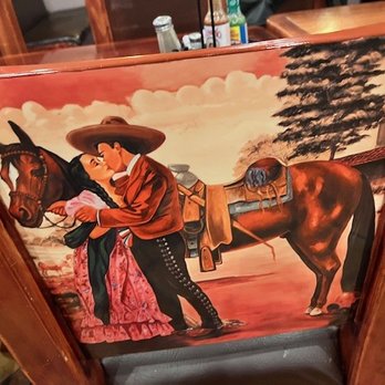 La Fiesta Mexico - Another beautifully painted back of a chair. - Mexican Near Me - Cincinnati, Ohio La Fiesta Mexico - Another beautifully painted back of a chair. - Mexican Near Me - Cincinnati, Ohio