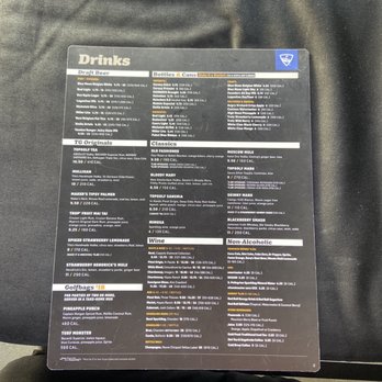 Topgolf - Drink Menu - Sports Bars Near Me - Spring, Texas