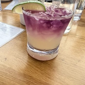 Industry Kitchen - Purple Butterfly (lime slice garnish?) ($17) - American Near Me - New York, New York Industry Kitchen - Purple Butterfly (lime slice garnish?) ($17) - American Near Me - New York, New York