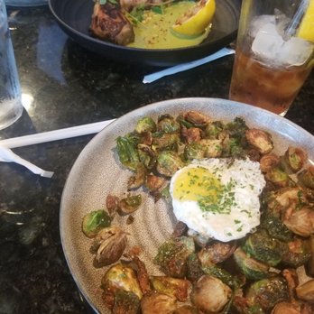 Lucille's - Brussel sprouts and grilled Octopus - New American Near Me - Houston, Texas Lucille's - Brussel sprouts and grilled Octopus - New American Near Me - Houston, Texas