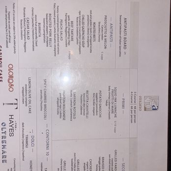 A Mano - Menu - Italian Near Me - Philadelphia, Pennsylvania