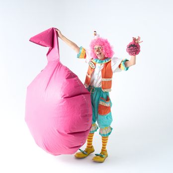 Silly Jilly the Clown - This custom-made whoopee cushion is usually my show finale, with up to ten kids sitting on it at once. - Performing Arts Near Me Silly Jilly the Clown - This custom-made whoopee cushion is usually my show finale, with up to ten kids sitting on it at once. - Performing Arts Near Me