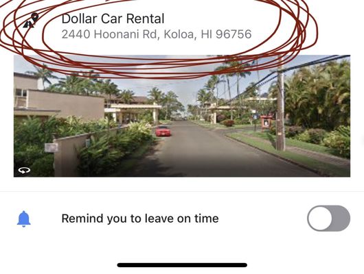 DOLLAR CAR RENTAL Car Rental 2440 Hoonani Rd, Koloa