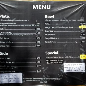 Sistah - Menu - Food Trucks Near Me Sistah - Menu - Food Trucks Near Me