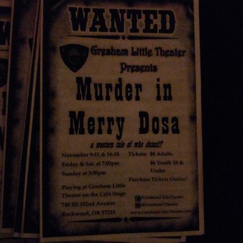 Gresham Little Theater - I am scared - Performing Arts Near Me - Gresham, Oregon