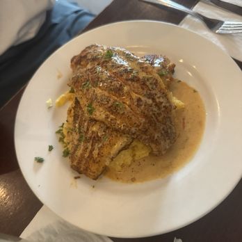 Patio 44 - Biloxi - Blackened CATFISH & GRITS - Steakhouses Near Me - Biloxi, Mississippi