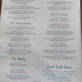 The Beachcomber - Drink menu - Seafood Near Me - Newport Beach, California