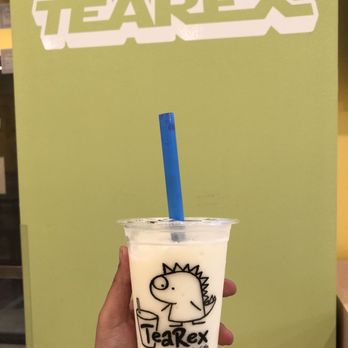 TeaRex Bubble Tea Cafe - Pina colada w tapioca & lychee boba - Bubble Tea Near Me - Skokie, Illinois