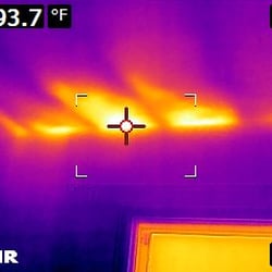 HomeSpec Certified Inspections - Missing insulation in living room