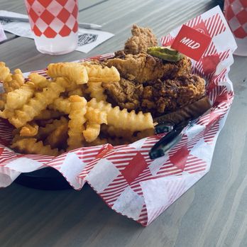 Hattie B's Hot Chicken - Atlanta East - I believe these are chicken wings, and french fries - Chicken Shop Near Me - Atlanta, Georgia