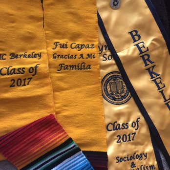 Graphic Affect - I ordered 1 sarape stole (which they provided) and 2 customized embroidery stoles (1 of them not pictured) for $40,$35,$35=~$120 - Screen Printing/T-Shirt Printing Near Me - San Jose, California
