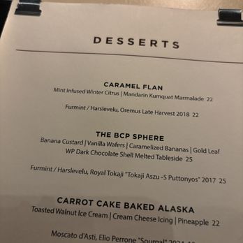 CUT by Wolfgang Puck - Dessert menu. - Steakhouses Near Me - Las Vegas, Nevada CUT by Wolfgang Puck - Dessert menu. - Steakhouses Near Me - Las Vegas, Nevada