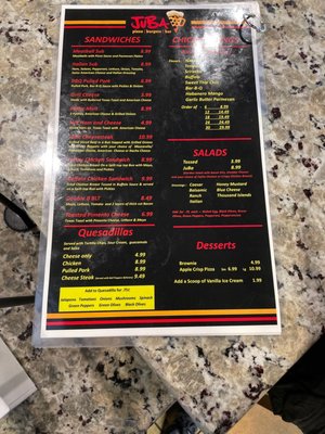 Menu photo 1 Juba Pizza Bar ANNA, TX Menu photo 1 Juba Pizza Bar ANNA, TX