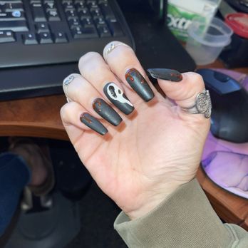 Le Star Nails & Spa - Custom Halloween nail art - Nail Salons Near Me - Auburn, California Le Star Nails & Spa - Custom Halloween nail art - Nail Salons Near Me - Auburn, California