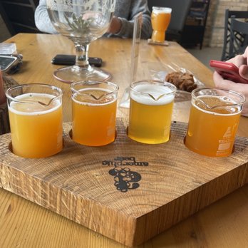 Amorphic Beer - Flight served in beakers? My chemistry teacher heart is in heaven! - Breweries Near Me - Milwaukee, Wisconsin