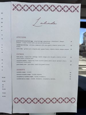 Menu photo 6 La Linda San Francisco, CA Menu photo 6 La Linda San Francisco, CA