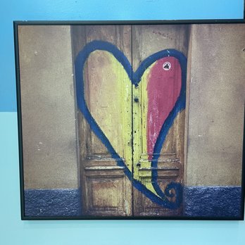 JOE & THE JUICE - a picture of a door with a heart painted on it - Juice Bars & Smoothies Near Me - Miami, Florida
