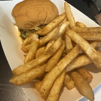 Narwhal Jousting Club - Cheeseburger with magic fries - Burgers Near Me - Houston, Texas Narwhal Jousting Club - Cheeseburger with magic fries - Burgers Near Me - Houston, Texas