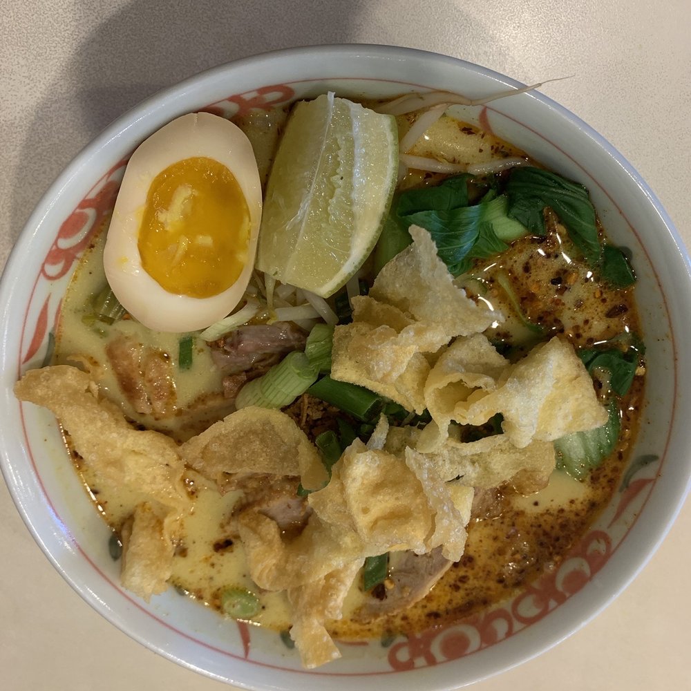Noodle Boulevard - N6. Chicken Curry Ramen but with duck instead and level 4 spice! - Ramen Near Me - Cary, North Carolina Noodle Boulevard - N6. Chicken Curry Ramen but with duck instead and level 4 spice! - Ramen Near Me - Cary, North Carolina
