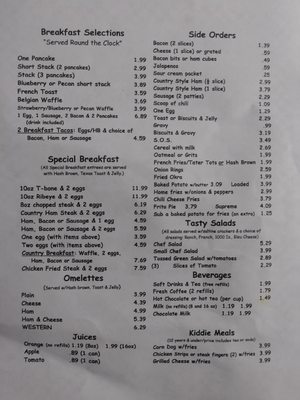 Menu photo 5 Bill's Grill No 3 Temple, TX