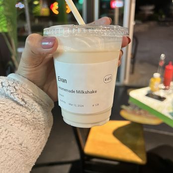 Mike’s Vegan Grill - Homemade Milkshake - peach - Vegan Near Me - Charlotte, North Carolina Mike’s Vegan Grill - Homemade Milkshake - peach - Vegan Near Me - Charlotte, North Carolina