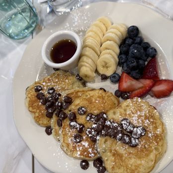 Farm & Flour  - Mini pancakes with chocolate chips and fruits - Breakfast & Brunch Near Me - Franklin Lakes, New Jersey