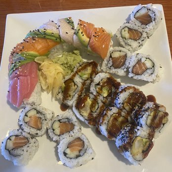 Sian Restaurant - 38. Rainbow Roll 12. Salmon Roll 25. Tempura Shrimp Roll - Sushi Bars Near Me - Tulsa, Oklahoma