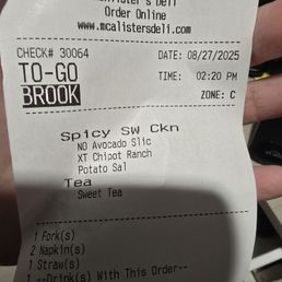"NO AVOCADO"