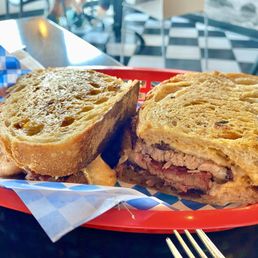 Smoked Brisket Ruben Sandwich