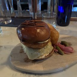 The burger. YUM! The burger. YUM!
