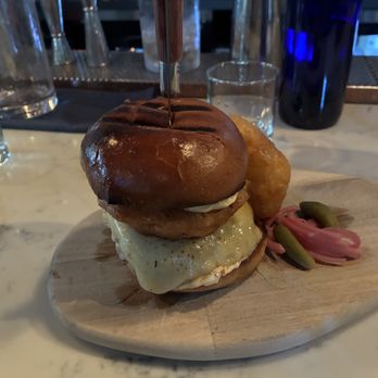 NORMANDIE - The burger. YUM! - Seafood Near Me - Portland, Oregon NORMANDIE - The burger. YUM! - Seafood Near Me - Portland, Oregon