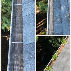 Pro Wash Power Washing - Gutter cleaning then installed gutter guards on customer preference