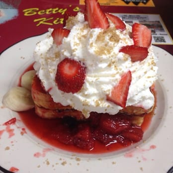 Betty's Kitchen - This desert for breakfast. It is called stuffed French toast. - Breakfast & Brunch Near Me - North Hampton, New Hampshire Betty's Kitchen - This desert for breakfast. It is called stuffed French toast. - Breakfast & Brunch Near Me - North Hampton, New Hampshire