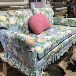 Richie’s Upholstery Shop - This couch came to me as just the frame...