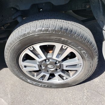 Quick Quack Car Wash - This is my tire 2 days later showing the FAIL! Only part of the tire was covered with treatment. - Car Wash Near Me - Phoenix, Arizona