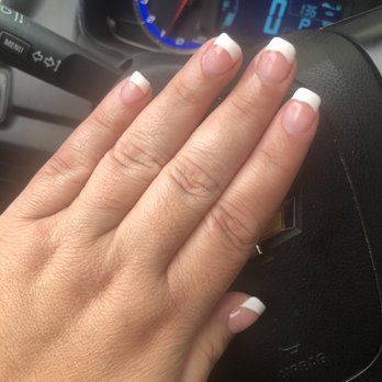 Queen Nail - Fresh pink and white French - Nail Salons Near Me - Wilmington, North Carolina